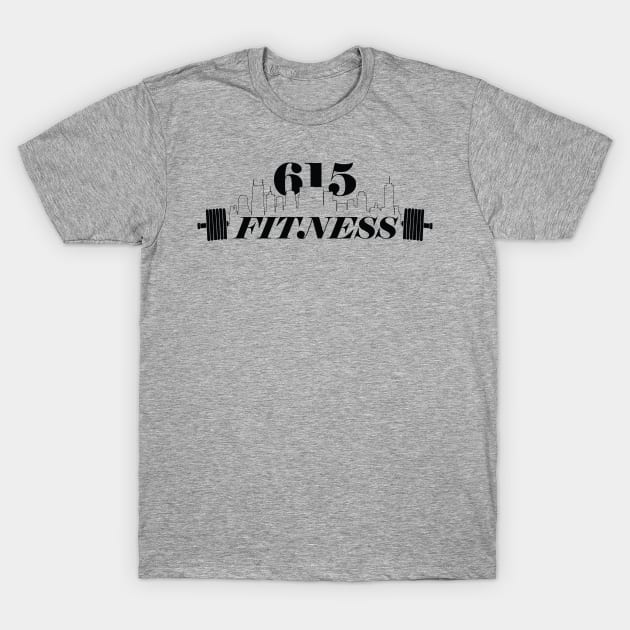 615 Fitness Logo T-Shirt by 615Fitness